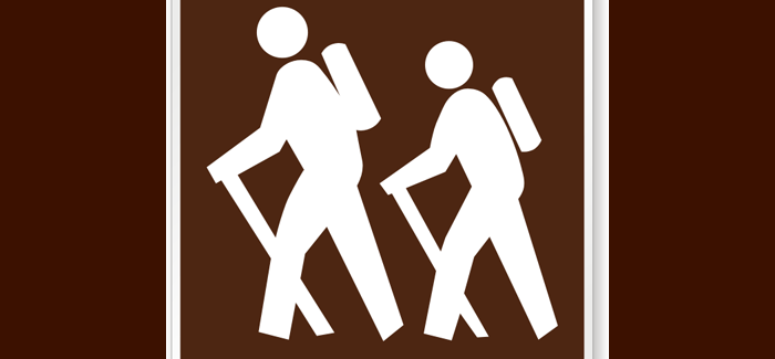 hiking symbol