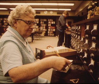 old librarian