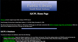 1996 SJCPL Homepage