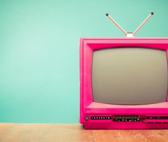 pink television