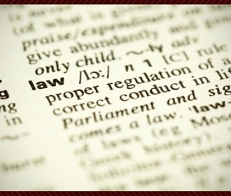 dictionary open to definition of the word law