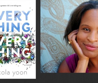 image of everything everything book cover and author nicola yoon