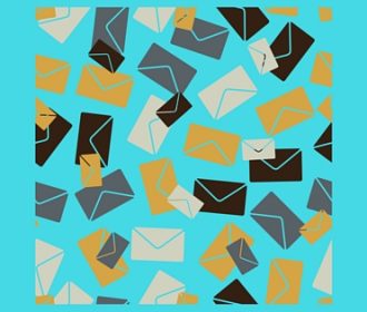 illustration of various sized envelopes