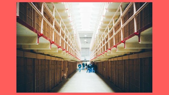 interior of a prison