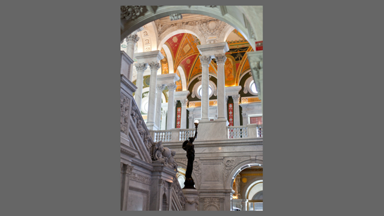 interior shot of library of congress
