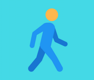 person walking symbol