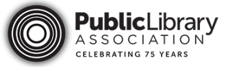 Public Library Association Logo - Celebrating 75 Years