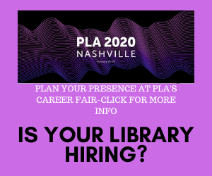 Advert for PLA 2020 Career Fair