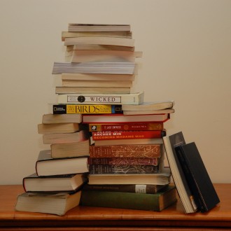 picture of stack of books