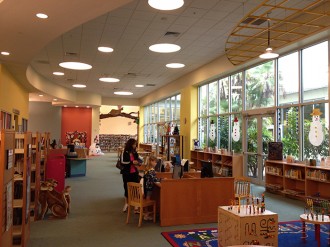 interior of Charlotte County , Florida, library