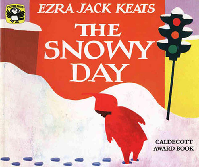 book cover a snowy day by ezra jack keats