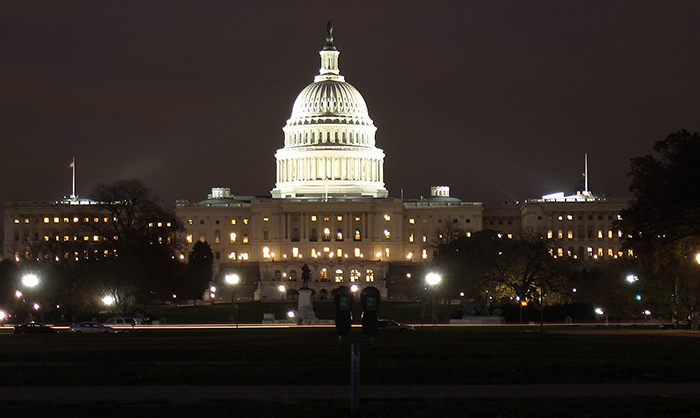 Capitol Hill at Night