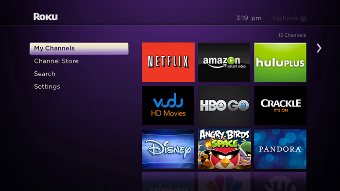 roku screen