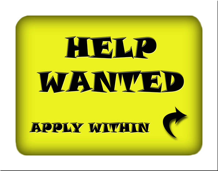 help wanted sign