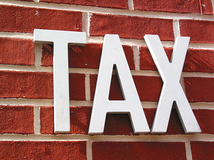 tax sign