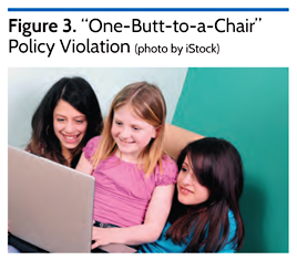 "One-Butt-To-A-Chair" Policy Violation