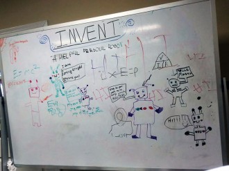 inventors fair whiteboard