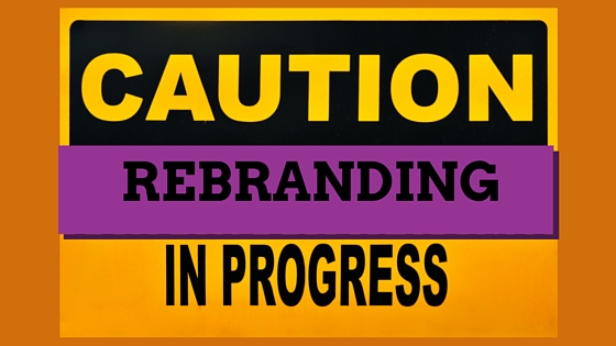 Sign - Caution Rebranding in Progress