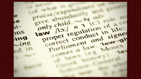 dictionary open to definition of the word law