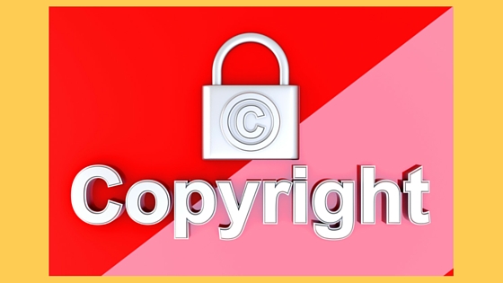 red copyright symbol