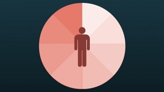 image of a person on a color chart