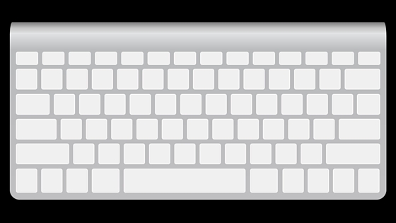 silver and white keyboard