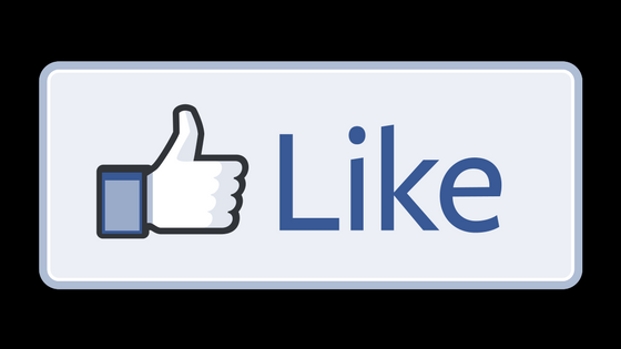 Facebook "like" symbol