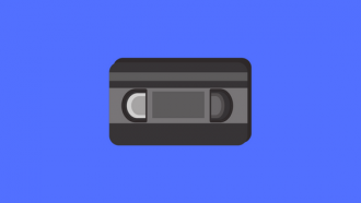 Illustration of a video cassette