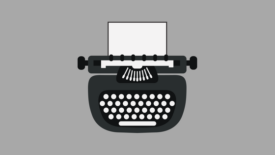 illustration of a typewriter
