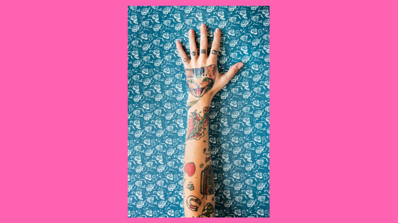 a tattooed arm photograph