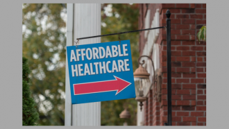 affordable healthcare sign