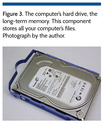 Figure 3. The computer's hard drive.