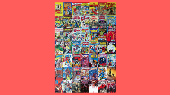collage of comic book covers