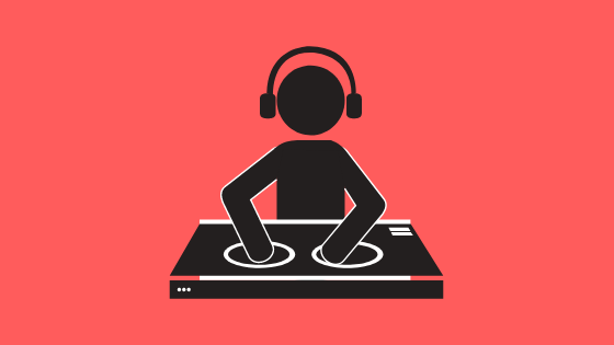 Illustration of a DJ