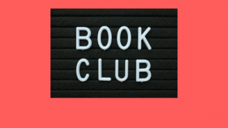 book club sign