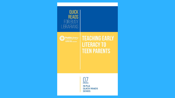 cover of teaching early literacy to teen parents book